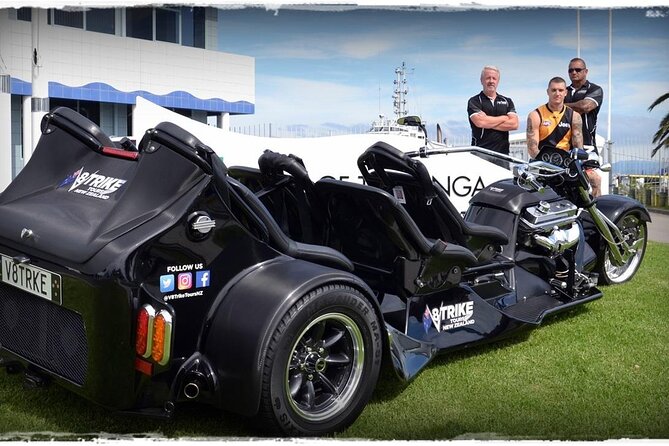 TAURANGA SHORE EXCURSION: Epic 25 min V8 Trike tour of Mt Maunganui & Tauranga - Why the per-group price can work well