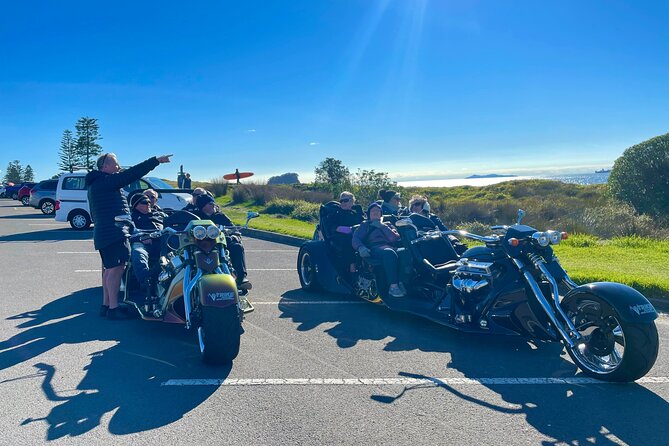TAURANGA SHORE EXCURSION: Epic 25 min V8 Trike tour of Mt Maunganui & Tauranga - Ship-day timing and meeting details