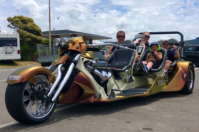 TAURANGA SHORE EXCURSION: V8 TRIKE - 1.5 hour City Sites - What the driver-guide adds to the ride