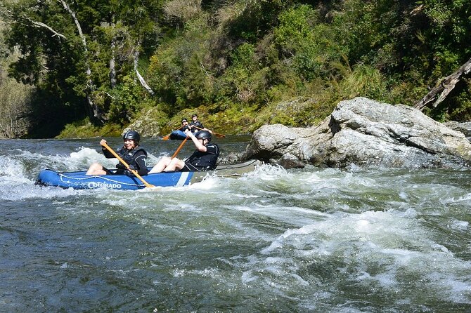 The Hobbit Barrel Run Rafting Tour on the Pelorus River - Paddling the river with a small group