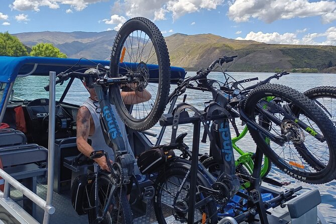 The Ultimate Lake Dunstan Bike Hire And Boat Experience - The Dunstan Explorer boat brings the day together