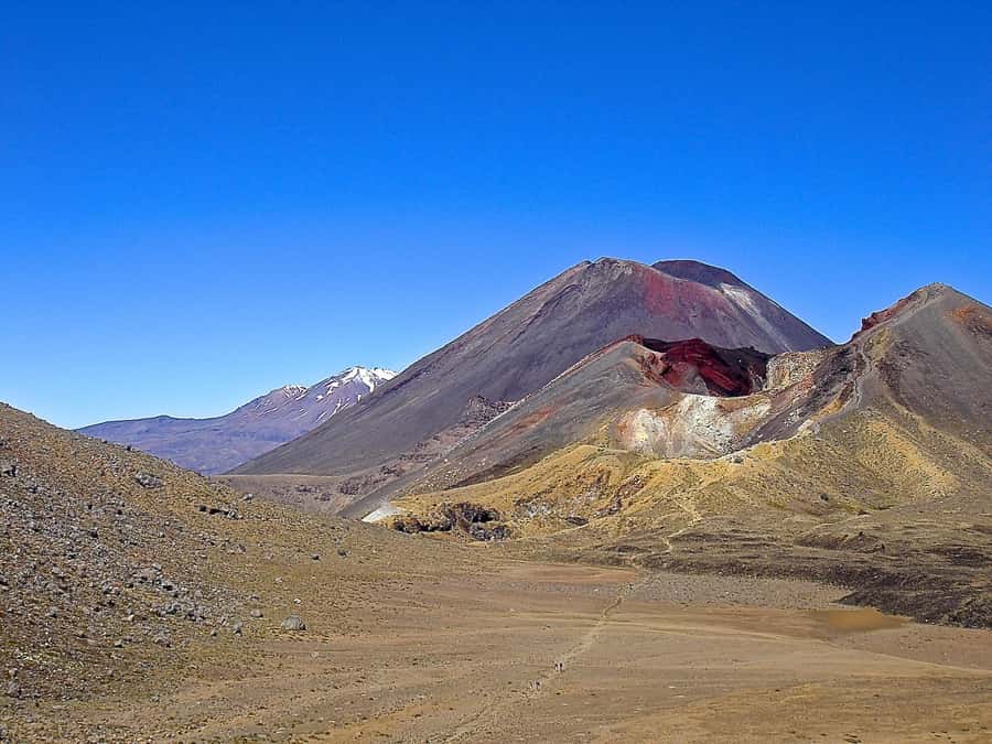 Tongariro Alpine Crossing: Round-Trip Shuttle Service - Walking from Mangatepopo into volcanic country