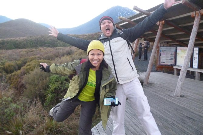 Tongariro Crossing Round trip transfer from Turangi - The afternoon collection at Ketetahi