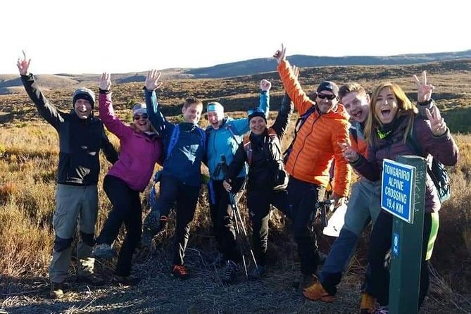 Tongariro Crossing Round trip transfer from Turangi - A Māori blessing before the trail