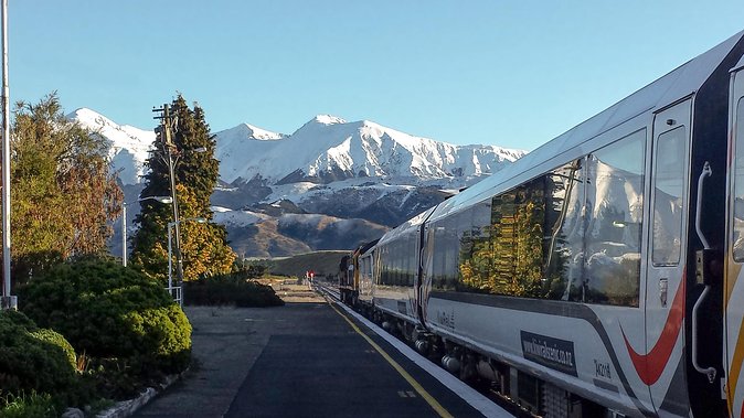 TranzAlpine Train Journey from Greymouth to Christchurch - Greymouth at 2:15 pm: A relaxed start on the West Coast