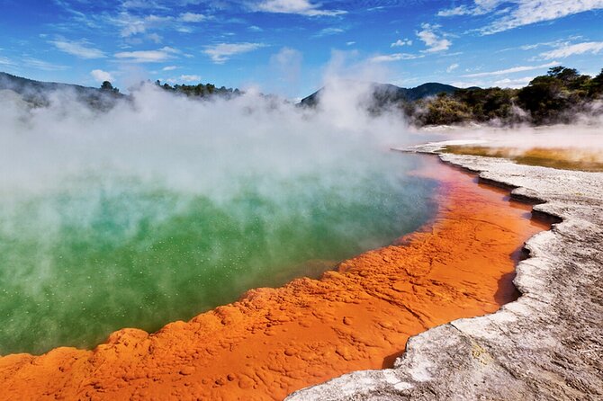 TRIPLE DEAL Wai-O-Tapu, Redwood Forest & Blue Springs Ex Auckland - A very full day from Auckland