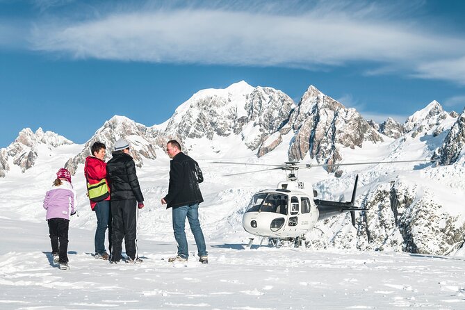 Twin Glacier Fox and Franz, Snow Landing (allow 30 mins - departing Fox Glacier) - Key points to know before booking