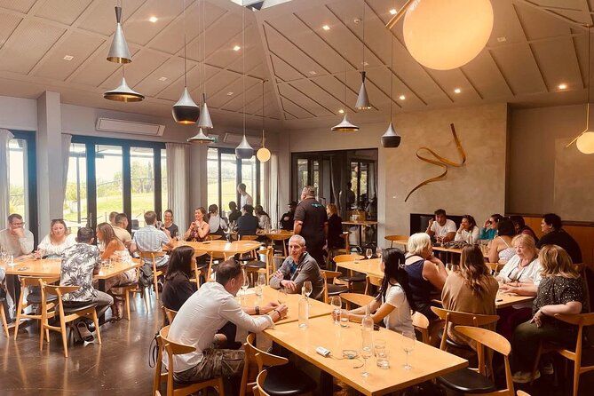 Waiheke Island Wine Tour with Scenic Vineyards & Tastings - Mudbrick Winery, the scenic high point