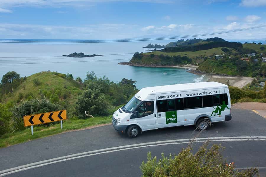 Waiheke Island: Zipline and Native Forest Adventure Trip - From Auckland ferry to Waiheke bush