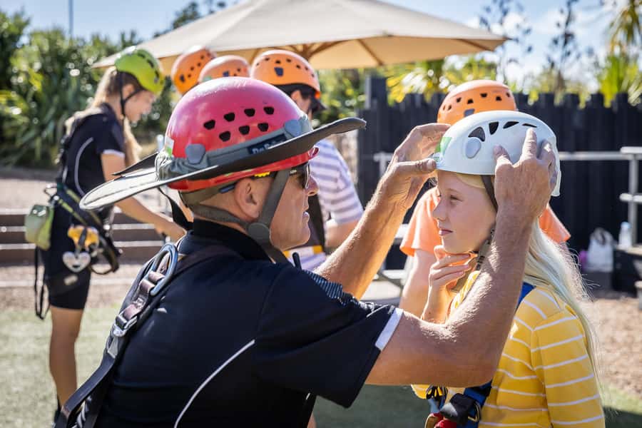 Waiheke Island: Zipline and Native Forest Adventure Trip - Three lines above forest and vineyard