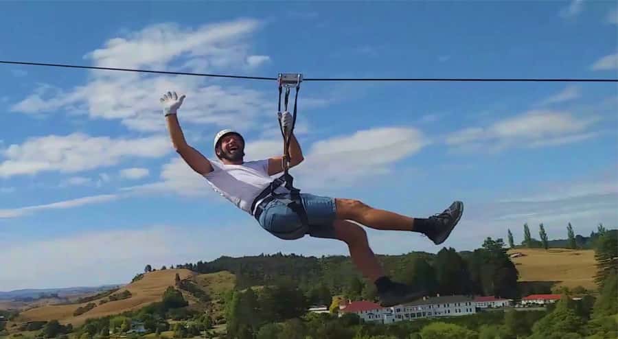 Waitomo Caves 1-Kilometer-Long Zipline Tour - From short starter rides to the higher lines
