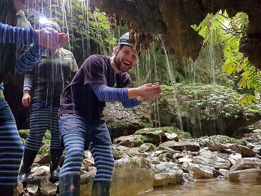 Waitomo: Guided Eco-Cave Tour - A raw Waitomo cave, not a paved walkway