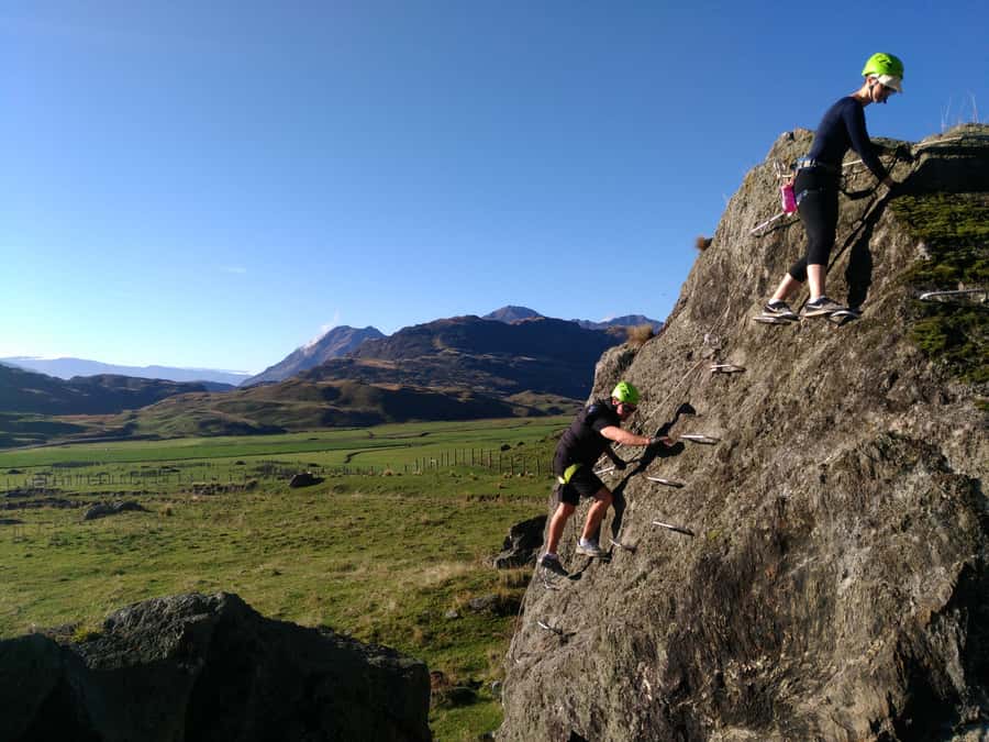 Wanaka: 2-Hour Beginner Waterfall Cable Climb - The Level 1 route mixes vertical rock, bridges, and pools