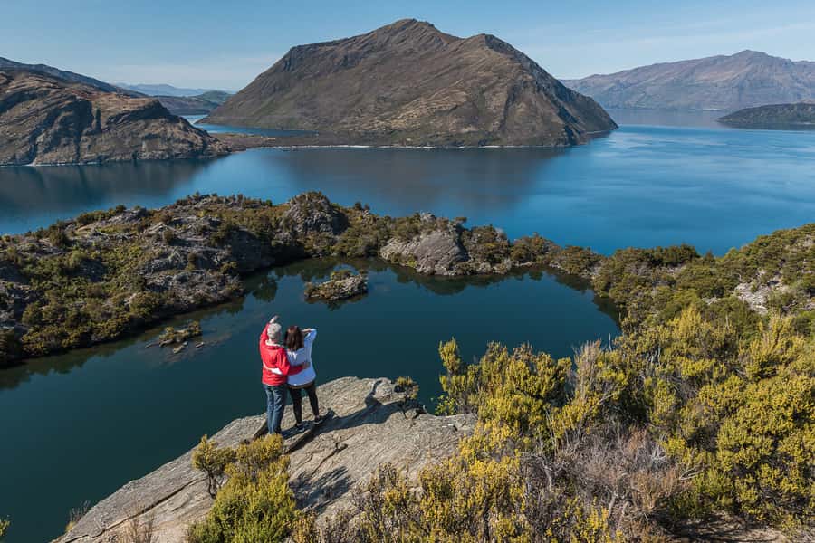 Wanaka: Water Taxi & Mou Waho Island Tour - The Russian-doll lake and Tyrwhitt Peak