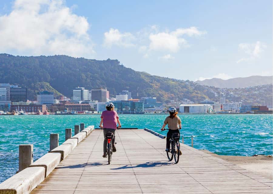 Wellington Electric Bike Rental - Starting beside Te Papa and the Wellington Waterfront