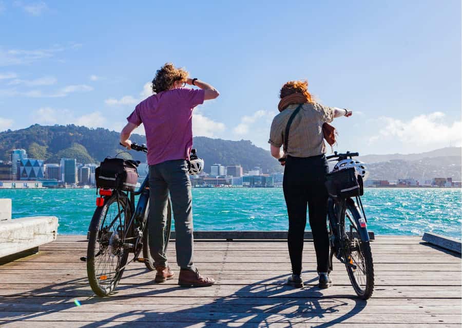 Wellington Electric Bike Rental - Mt Victoria gives you Wellington from above