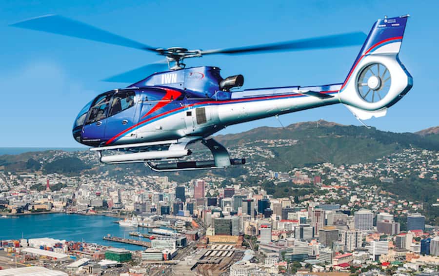 Wellington Helicopters Scenic Harbour Flight - Reading Wellington from the air
