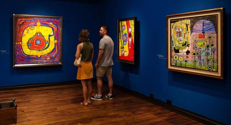 Whangārei: Hundertwasser Art Centre: Admission for one day. - Aqua Café and the Hātea River setting