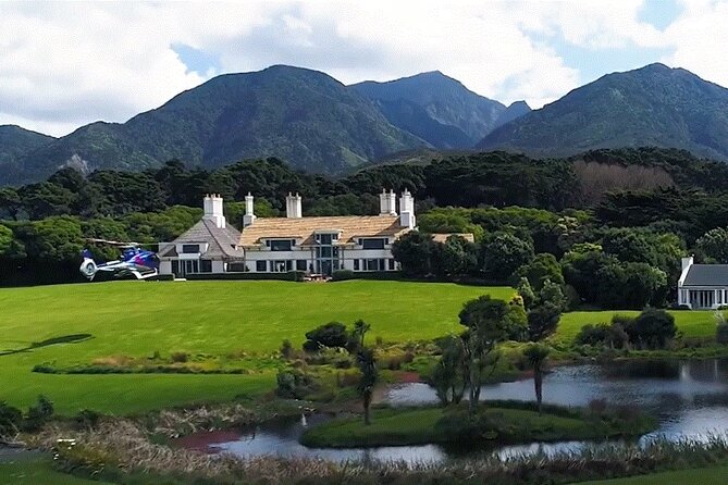 Wharekauhau Heli-lunch from Wellington - What to expect from the four-course lunch