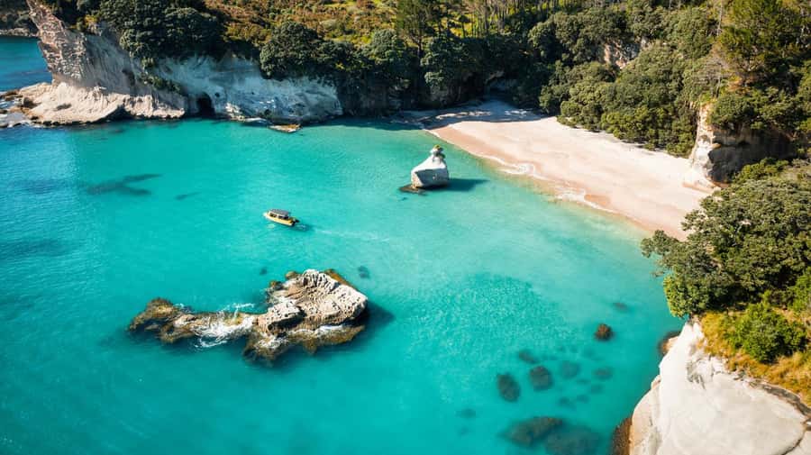 Whitianga: 2-Hour Cathedral Cove and Volcanic Coast Cruise - Cathedral Cove at Te Whanganui a Hei