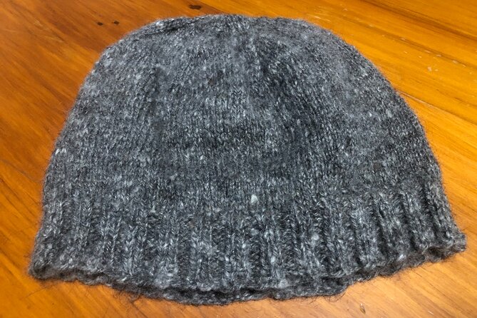 Wool Sheep Farm Experience with Handmade Wool Hat in New Zealand - A Good Choice for Families and Curious Adults